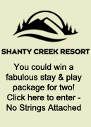 Shanty Creek Resort Giveaway - click here to enter